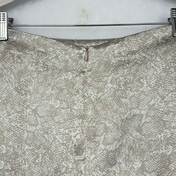 Forever 21 Silk Mini Skirt Snake Print Sz M - Picture 4 of 6